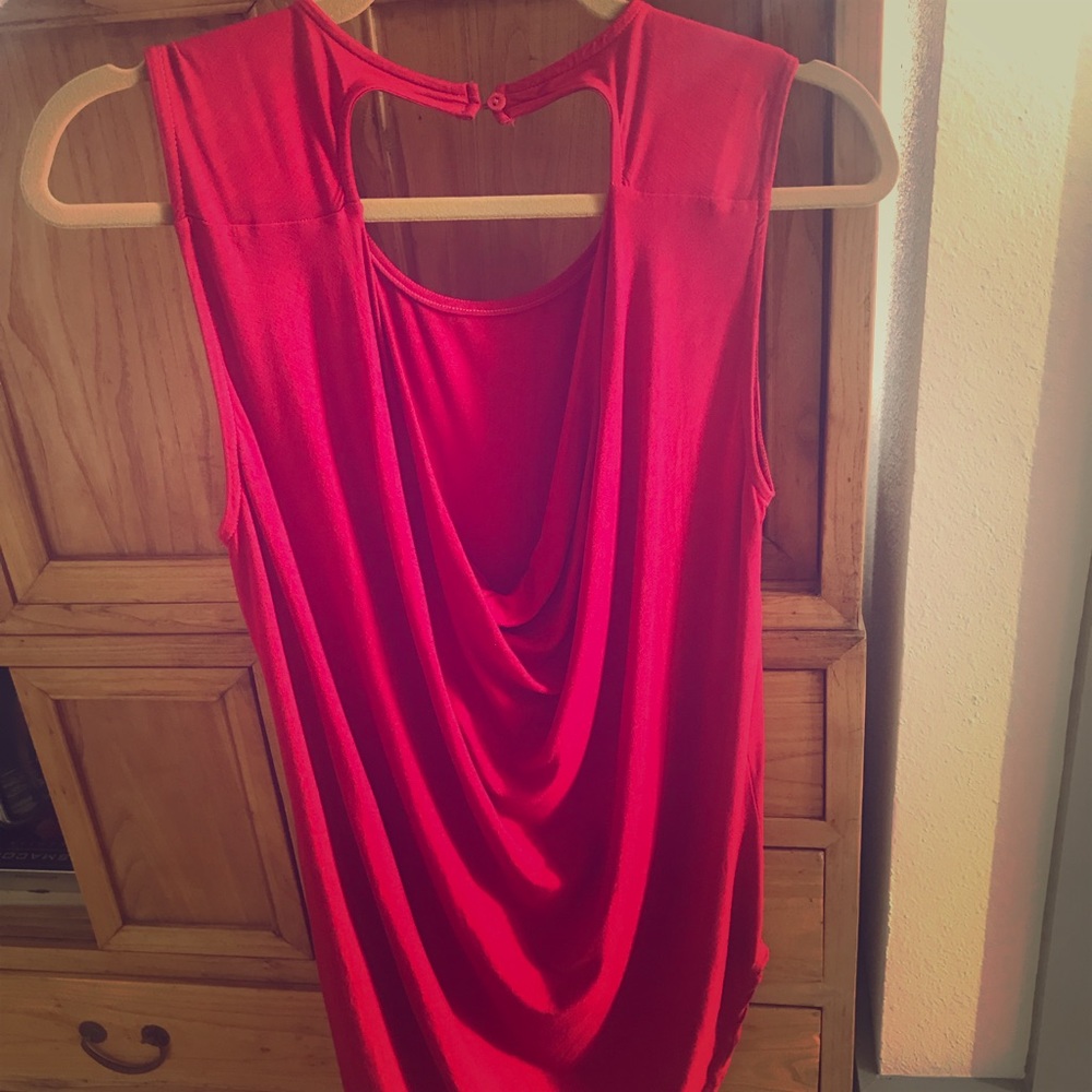 Magnificent Red Draped Back Michael Star OS - Picture 1 of 4